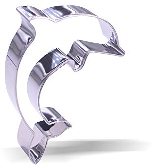 10.2 cm Delphin Ausstecher - Rostfreier Stahl