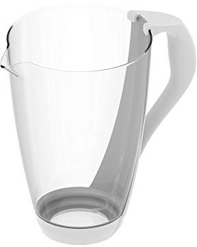 PearlCo Glas-Wasserfilter (weiß) - Ersatzkanne ohne Zubehör