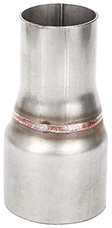 Réducteur d'échappement, tuyau de connecteur de réducteur d'échappement 63mm/2.5in à 45mm/1.75in Tube de coupleur droit Standard avec trou