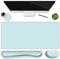 HOMKUMY Large Gaming Mouse Pad Mouse Pad Office Desk Mat, Light Blue