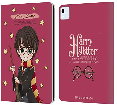 Head Case Designs Offizielle Harry Potter Harry Deathly Hallows XXXVII Leder Brieftaschen Handyhülle Hülle Huelle kompatibel mit Apple iPad Air 2020/2022