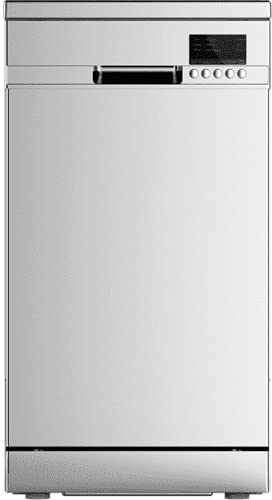 PKM Stand Geschirrspüler Spülmaschine freistehend silber 45cm 49dB DW9A++5SI