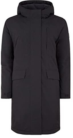 ELKLINE Damen Winterparka Berlin | Oversized Wintermantel halblang | wasserdicht warm | große Taschen 2019067, Größe:46, Farbe:Black