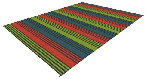 BERGER Esterilla para exteriores, 300 x 250 cm, transpirable y suave, con trabillas de fijación