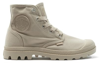 Palladium Damen Pampa Hi Hohe Sneaker, Beige, 35.5 EU