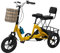 OUKANING 14 Zoll Dreirad Faltbar Erwachsene, Mit Kettle+Kettle Rack+Schloss+Kotflügel, 3 Rad Fahrrad Für Erwachsene, Scheibenbremse, Geschenk