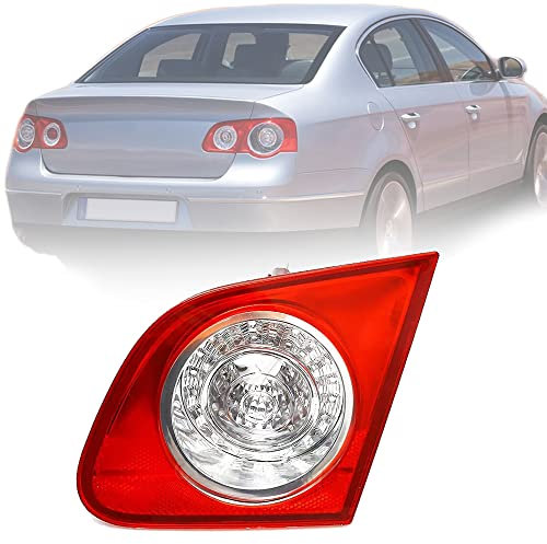 BYBEST Rücklicht Heckleuchte Rückleuchte für Passat B6 Sedan 2006-2011, Auto Heckklappe Rückleuchten Linke Rechte Rücklichter,Inside- Right
