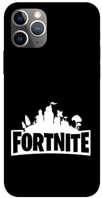 SUPER FABRIQUE Schutzhülle transparent Design für Apple iPhone, Fortnite Logo (iPhone 7 bis 15 Pro Max)