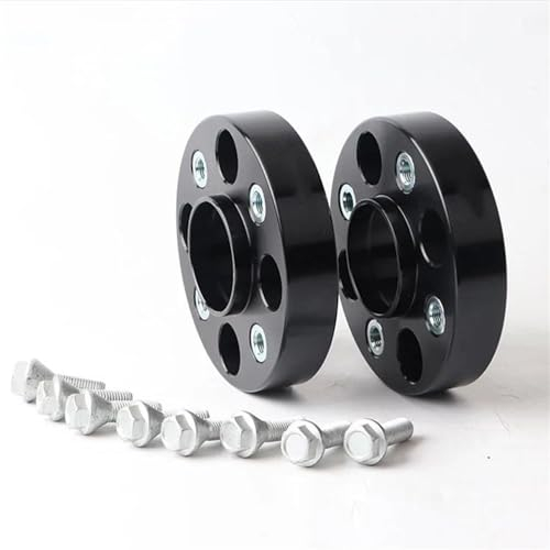 HABRAT Spurverbreiterung 2 Stück 20/25/30/35/40/50Mm PCD 4X108 65.1Mm Spurverbreiterungsadapter Für Peugeot 206/2008/207/208/306/307/308/3008/408/406/301 Rad Distanzscheiben(Größe:25mm)
