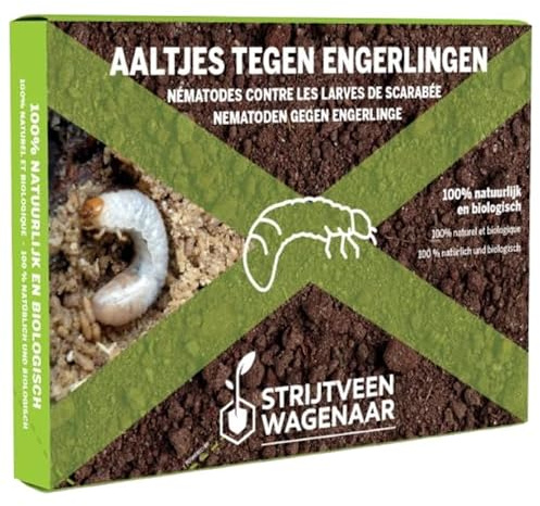 HB-Nematoden gegen Engerlinge - Engerlinge bekämpfen als biologisches Mittel gegen Engerlinge gegen Larven des Maikäfers, des Junikäfers und des Gartenblattkäfers - 50.0 Mio. Für 100 m²