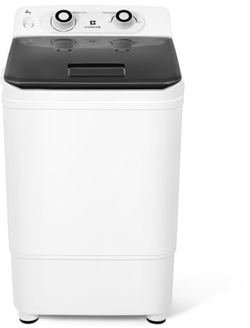 COSVALVE Portable Washing Machine Washer, 4.5 KG Mini Washer & Spin Dryer Machine For Camping Caravan Dorms Apartments