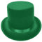 Itkcozcg Mode-Accessoires, Rollkrempe, hoher Zylinder für Erwachsene, Bowler-Hut, Zaubererhut, Halloween, Party, Cosplay, Kostüm, Bühnenshow, Kopfbedeckung, grün, Size reference picture