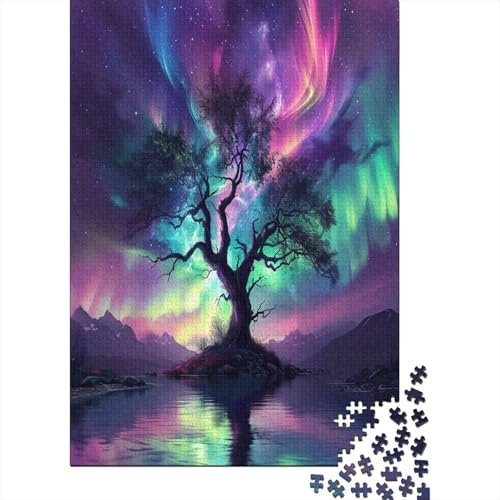 Nordlichter Puzzle 1000 Teile Puzzle Erwachsene Schwieriges Schwer Puzzle Für Erwachsene Und Kinder Ab 14 Jahren Puzzel 1000pcs (75x50cm)