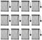 SynHHergyx 12 PCS Mesh Bags Drawstring Nylon Small Mesh Bags Portable Black Small Drawstring Bag Nylon Storage Meshs Travel Bag for Travel Stuff (6 X 4 Inch)