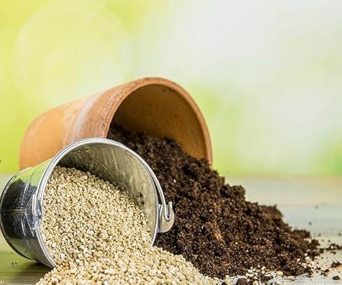 Vermiculite for Gardening 2.5 Litres, Planting, Potting, Hydroponics, Insulation - Lightweight, pH-Neutral and Moisture-Retaining.