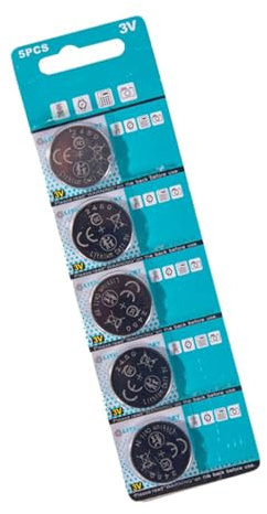 CR2450 3V Lithium Button Batteries Pack Of 5 CR2450 Batteries For LED Strips And Other Small Electronics Button Cell Battery