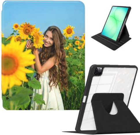Personalised Tablet Case for Apple iPad, Custom Photo PU Leather Cover | Create a unique personalised tablet case with your own photo, artwork, logo or special design.