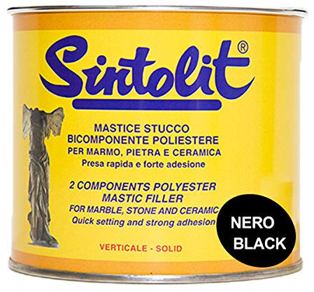 Marmorkitt Sintolit de couleur noir ML 750