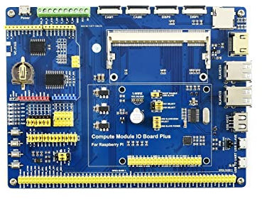 Waveshare Compute Module IO Board Plus Composite Breakout Board for Developing with Raspberry Pi Compute Module 3,Compute Module 3 Lite