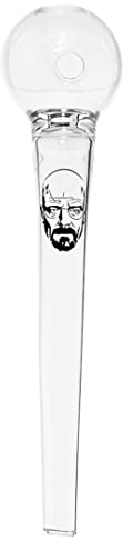 Handpfeife, ÖL-Pfeife, Vaporizer, Glaspfeife, KAWUMM | 140 mm | Glas, klar | Shabong 'Heisenberg'