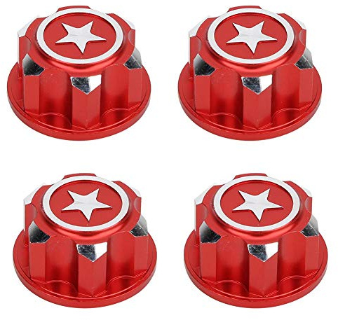 RC Sechskant-Radmutter, 4PCS Metall 17mm, robust und universell kompatibel, RC Playing Accessories, für X-MAXX Summit Traxxas und Musikinstrument Zubehör