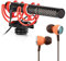 Rode Videomic NTG Microphone d'appareil photo + écouteurs intra-auriculaires Audiofly