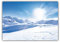 LYSCO XXL Poster 100 x 70cm (F249) Winterparadies Schnee im Gebirge Sonne am blauen Himmel (Lieferung gerollt!)