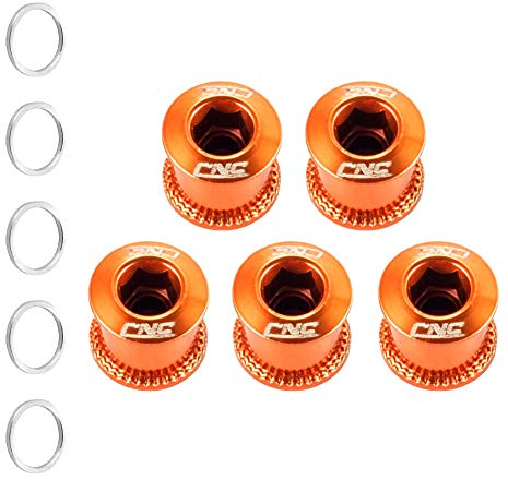 CNC Lot de 5 vis pour Plateau de chaîne M8 - Orange