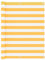 vidaXL Balkon Sichtschutz Bespannung Terrasse Windschutz Sonnenschutz Balkonbespannung Balkonverkleidung Weiß Gelb 120x400cm Oxford-Gewebe
