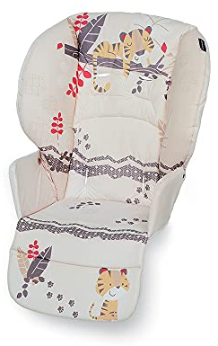 Foppapedretti Ersatzkissen für Meeting-Hochstuhl, Baby Tiger