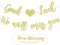 PALASASA Banner mit Aufschrift Good Luck We will Miss You, Abschiedsparty-Dekoration, Ruhestandsparty, Abschlussfeier, Abschiedsparty, Abschiedsparty, Dekoration (Gold)