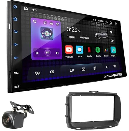 UGAR Compatibile per ALFA ROMEO Giulietta (940) 2014+ 7 Pollici Android 13 DSP 4GB+64GB DAB+ Autoradio HD Schermo touch completo Navigazione GPS