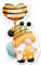 Party-Einladungen mit Bienenwichtel, 20 Stück Bienenwichtel-Form, Einladungen zum Geburtstag, Geburtstag, Party-Einladungen, Zubehör, doppelseitig