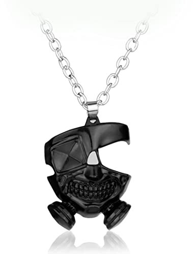 STANG Anime Tokyo Ghoul Halskette Maske Anhänger Cosplay Halskette Männer Lederseil Halskette Halskette Fan Geschenk