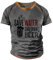 KONG JIMFAN Leinenhemd Herren Weiß Netzstoff Oberteil Herren Sport Men Hemd Dinosaurier Herren Shirt Bedruckt Herren Tasch Mit Tasch Hemd Regular Modische Herren Hemden