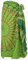 GURU SHOP Bali Sarong, Wandtuch, Wickelrock, Mandala Pareo, Herren/Damen, Grün, Synthetisch, Size:One Size, 160x115 cm