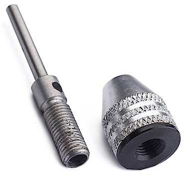 YARNOW Schnellspannbohrfutter Mit Bohrfutterschlüssel Bohrfutter Aus Aluminiumlegierung Passend Für Bohrer Für Handbohrer Und Konverterwerkzeug