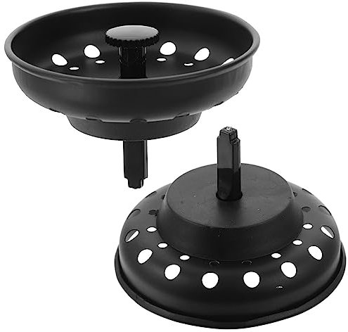OSALADI 2 Piezas Colador De Tapón De Fregadero De Metal Tapón De Desagüe para Cocina Filtro De Desagüe De Fregadero para Mantener Limpio Cocina