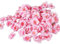 ccHuDE 100 teste di fiori di ciliegio artificiali in seta, fiori di pesco, fiori finti, piccoli fiori finti, decorazioni floreali per feste