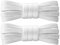 7STROBBS Cordones Blanco,Cordones Planos de Converse Altas Bajas Air Force Deporte,8mm Anchos Cordones de Zapatos de Niños Adultos,Cordones para Converse Blancas(160cm-2 Pares)