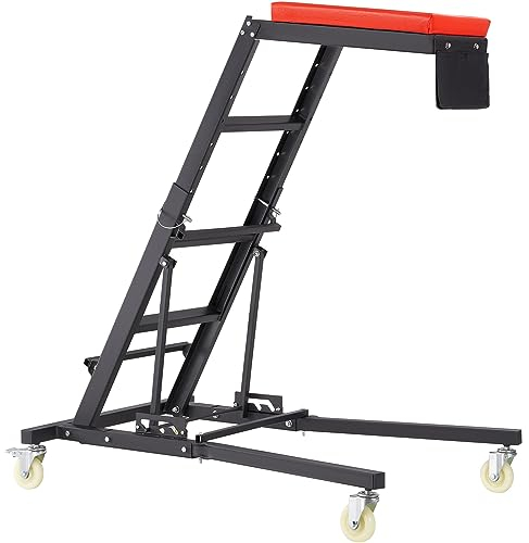VEVOR Rollbar Automotive Topside Creeper, Engine Creeper 1080–1645 mm Einstellbar, 181,44 kg Kapazität High Top Creeper, 4 Lenkrollen, Gepolstertes Deck, faltbare Creeper für die Garage zu Hause