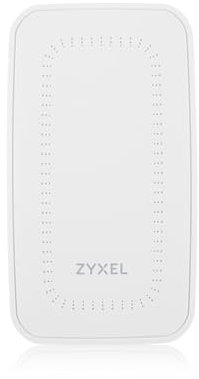 Zyxel AX3000 WiFi 6 Dual-Radio NebulaFlex Pro Wall-Plate Access Point | 2x2:2 MU-MIMO, montaje en placa de pared, 3 x puerto LAN Incluyendo 1 con PoE 5W de paso | PoE + (802.3at) [WAX300H]