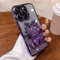 Roemary Dragon Case Cover for iPhone 15 Pro Max,for iPhone 15 Pro Max Case Liquid Flowing,Purple Dragon Phone Case with Camera Protector-Purple Bumper & Purple Back