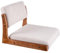 Beinloser Bodenstuhl Im Japanischen Stil, Lazy Chair Aus Holz, Meditations-tatami-stuhl mit Rückenstütze, Gepolsterter Wohnzimmerstuhl, Tragbarer Sofa-spielstuhl(48x45x36cm(19x18x14), Leather10)