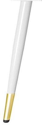 Pieds de Meuble 1 pièces Pieds de Meuble TV en métal Blanc Pieds de canapé de Luxe Pieds de Table Basse à cône Oblique Pieds de Support de Meubles Pieds d'armoire de Salle de Bain(Gold Oblique-30cm)