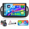 Ohradio 2G+64G per FIAT 500 2007-2015 Stereo Android 15 GPS con Wireless Carplay Android Auto Radio FM/RDS WiFi + Retrocamera + MIC - Autoradio 2DIN 9 Pollici Black