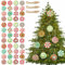 TYXHXTF 48 Pcs Caramelle di Natale Decorazione, Ornamenti Natalizi da Appendere per Albero di Natale, Inverno, Capodanno, Feste