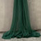 5m x 150cm Tüllstoff zum Nähen, Soft Tüll Stoffe Meterware, Netzstoff Dekostoff zum Dekorieren, Tülldekostoff Drapierstoff für Hochzeit Vorhänge Kleid Tüllrock Torbogen Zeremonie Deko,Dunkelgrün