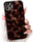 NITITOP Compatible with iPhone 11 Pro Max Case Cute Stylish Leopard Print Brown Amber Aesthetic Tortoise Design for Women Girls Men Soft TPU Shockproof Protective Cover - Brown