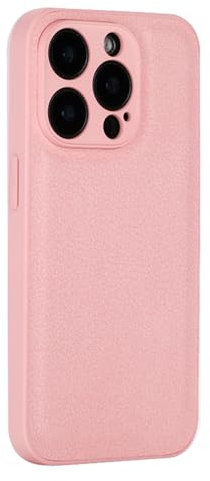 MFAOSHI Sottile Custodia per iPhone 16 PRO Max/16 Pro/16 Plus/16, Modello Litchi Pelle Cover con Completa Fotocamera Protezione Caso,Rosa,16 PRO